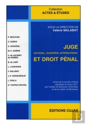 Juge National, Europeen, International Et Droit Penal