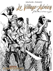 Jules Verne Et Ses Voyages - T03 - Le Village Aerien - Edition Limitee Noir Et Blanc