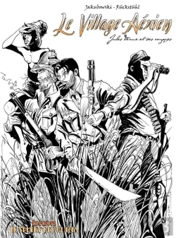 Bertrand.pt - Jules Verne Et Ses Voyages - T03 - Le Village Aerien - Edition Limitee Noir Et Blanc