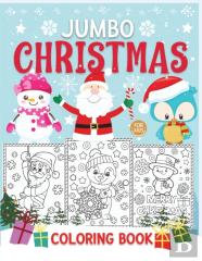 Jumbo Christmas Coloring Book For Kids