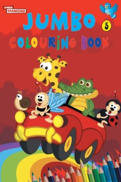 Bertrand.pt - Jumbo Colouring Book 5 For 4 To 8 Years Old Kids Best Gift To Children For Drawing, Coloring And Painting