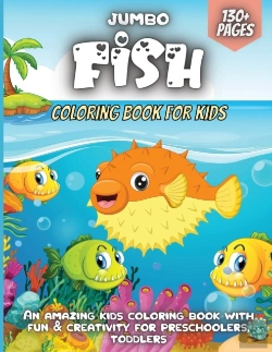 Bertrand.pt - Jumbo Fish Coloring Book For Kids
