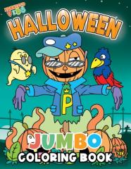 Jumbo Halloween Coloring Book For Kids