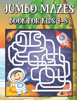 Bertrand.pt - Jumbo Mazes Book For Kids 4-8