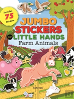 Bertrand.pt - Jumbo Stickers For Little Hands: Farm Animals