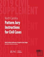 June 2019 Supplement To North Carolina Pattern Jury Instructions For Civil Cases