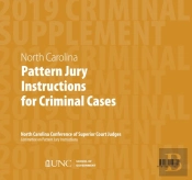 June 2019 Supplement To North Carolina Pattern Jury Instructions For Criminal Cases