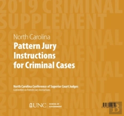 Bertrand.pt - June 2019 Supplement To North Carolina Pattern Jury Instructions For Criminal Cases
