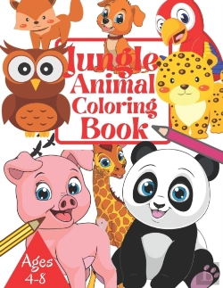 Bertrand.pt - Jungle Animal Coloring Book Ages 4-8