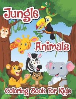 Bertrand.pt - Jungle Animals Coloring Book For Kids