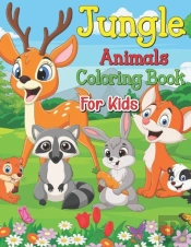 Jungle Animals Coloring Book For Kids