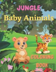 Jungle Baby Animals Coloring Book