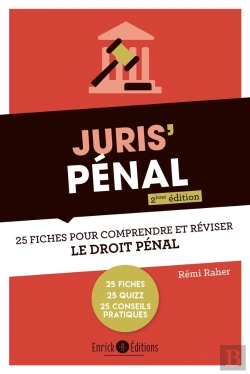 Bertrand.pt - Juris' Pénal : 25 Fiches Pour Comprendre Et Réviser Le Droit Pénal (2e Édition)
