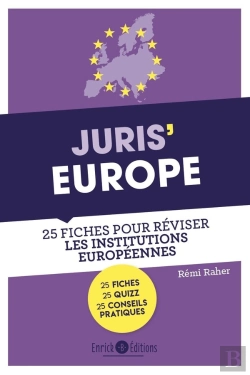 Bertrand.pt - Juris'Europe ; 25 Fiches Pour Réviser Les Institutions Européennes