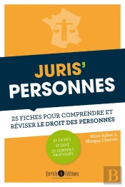 Juris'Personnes ; 25 Fiches Pour Reviser Le Droit Des Personnes