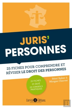 Bertrand.pt - Juris'Personnes ; 25 Fiches Pour Reviser Le Droit Des Personnes