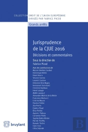 Jurisprudence De La Cjue 2016