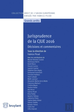 Bertrand.pt - Jurisprudence De La Cjue 2016