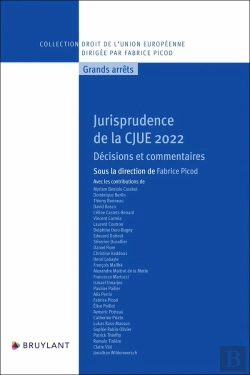 Bertrand.pt - Jurisprudence De La Cjue 2022 : Décisions Et Commentaires