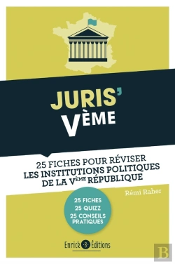 Bertrand.pt - Juris'Vème ; 25 Fiches Pour Réviser Les Institutions De La Vème République