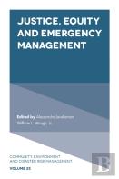 Justice, Equity And Emergency Management