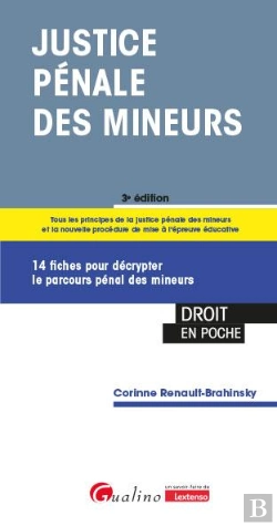 Bertrand.pt - Justice Penale Des Mineurs, 3eme Edition - 13 Fiches Pour Decrypter Le Parcours Penal Des Mineurs