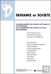 Justice Pénale Des Mineurs En Europe Et Ses Évolutions