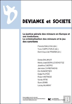 Bertrand.pt - Justice Pénale Des Mineurs En Europe Et Ses Évolutions