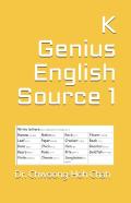 K Genius English Source 1
