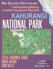 Kahurangi National Park Trekking/Hiking/Walking Complete Topographic Map Atlas Leslie-Karamea Track Mount Arthur New Zealand South Island 1
