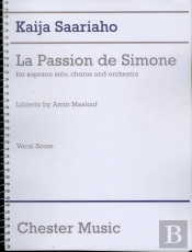 Kaija Saariaho: La Passion De Simone (Vocal Score)