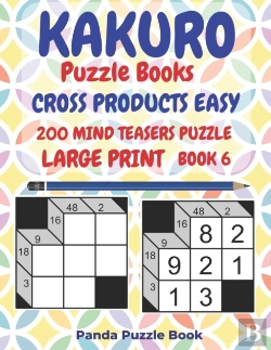 Bertrand.pt - Kakuro Puzzle Books Cross Products Easy