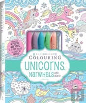 Kaleidoscope Pastel Colouring Kit: Unicorns, Narwhals, More