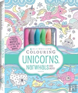 Bertrand.pt - Kaleidoscope Pastel Colouring Kit: Unicorns, Narwhals, More