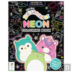 Bertrand.pt - Kaleidoscope Squishmallows Neon Colouring Book