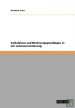 Bertrand.pt - Kalkulation Und Rechnungsgrundlagen In Der Lebensversicherung