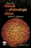 Kanski Manual De Oftalmologia Clinica 4ª Ed