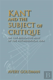 Kant And The Subject Of Critique