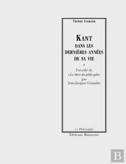 Bertrand.pt - Kant Dans Les Dernières Années De Sa Vie