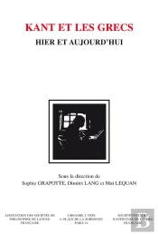 Kant Et Les Grecs : Hier Et Aujourd'Hui