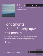 Kant, Fondements De La Métaphysique Des Moeurs, Section I