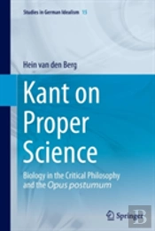 Kant On Proper Science