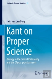 Kant On Proper Science