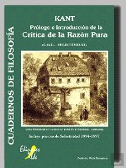 Bertrand.pt - Kant: Prólogo En Introducción De La Crítica De La Razón Pura