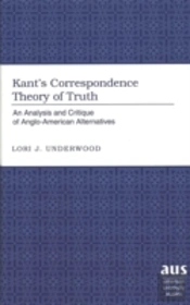 Kant'S Correspondence Theory Of Truth