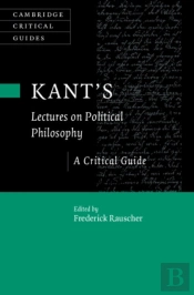 Kant'S Lectures On Political Philosophy