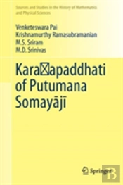 Karanapaddhati Of Putumana Somayaji