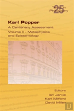 Bertrand.pt - Karl Popper. A Centenary Assessment. Volume Ii - Metaphysics And Epistemology