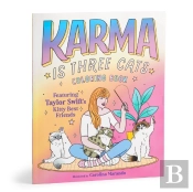 Karma Is Three Cats Coloring Book