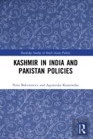 Kashmir In India And Pakistan Policies